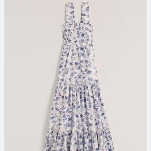 Abercrombie Smocked Bodice Easy Maxi Dress